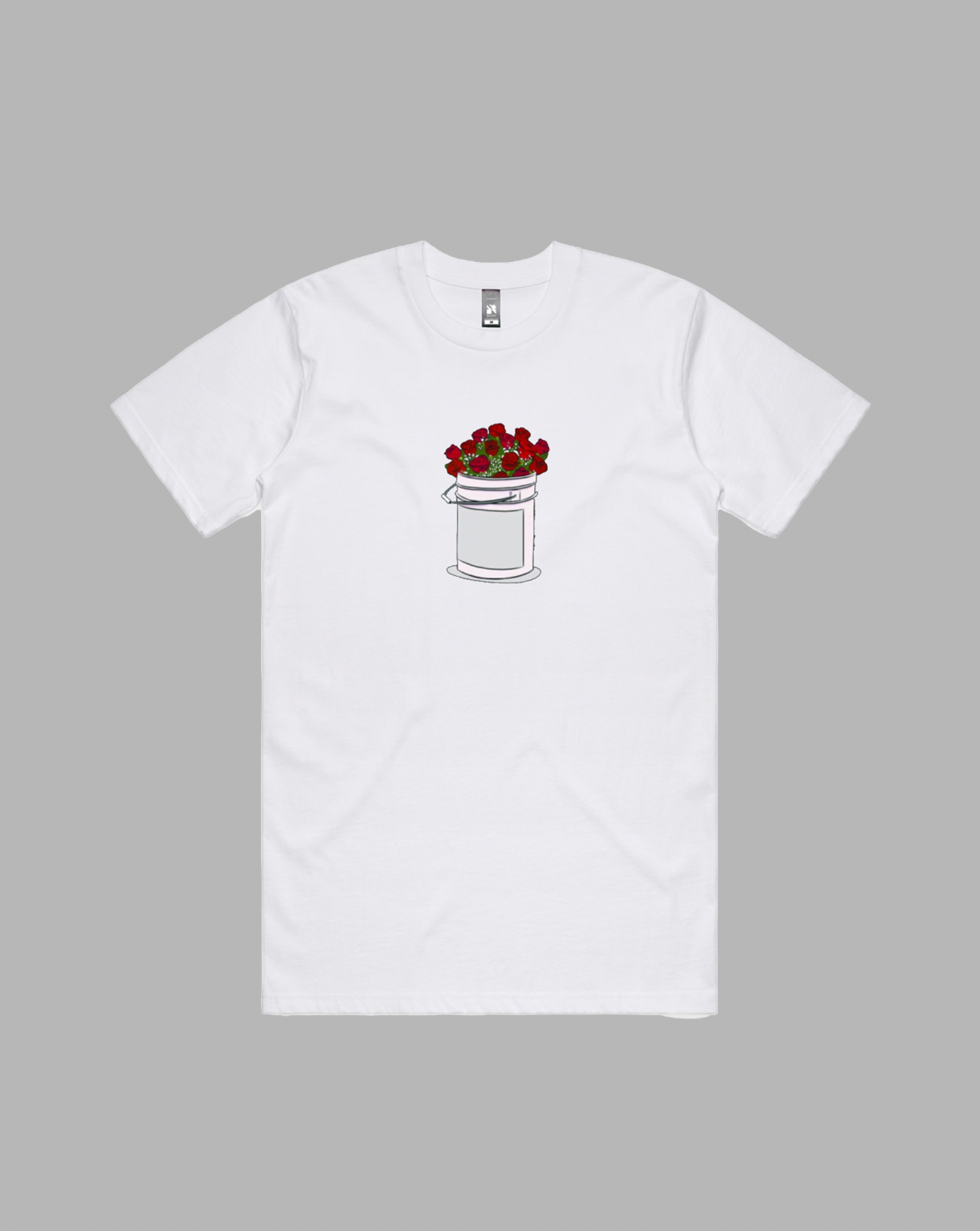 Street Vendor premium relaxed tee in black and white