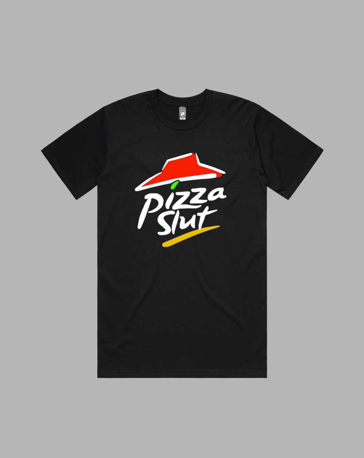 Pizza Slut premium soft style shirt in black and white