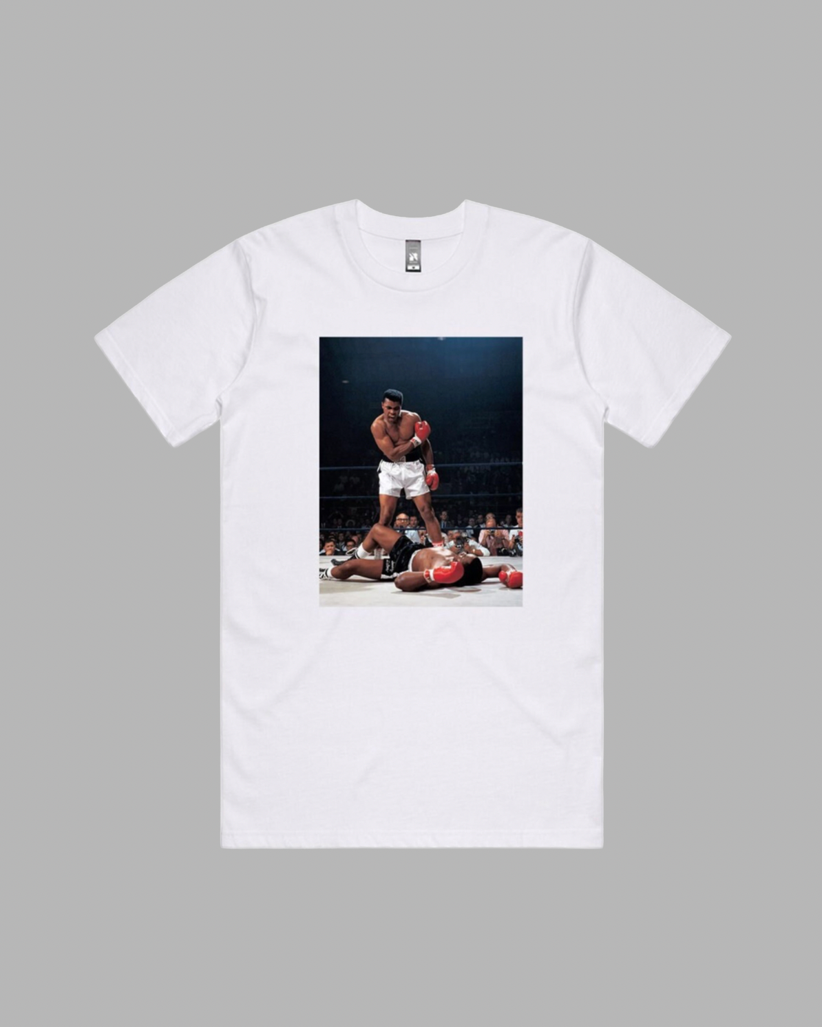 Muhammad Ali premium relaxed tee in black and white