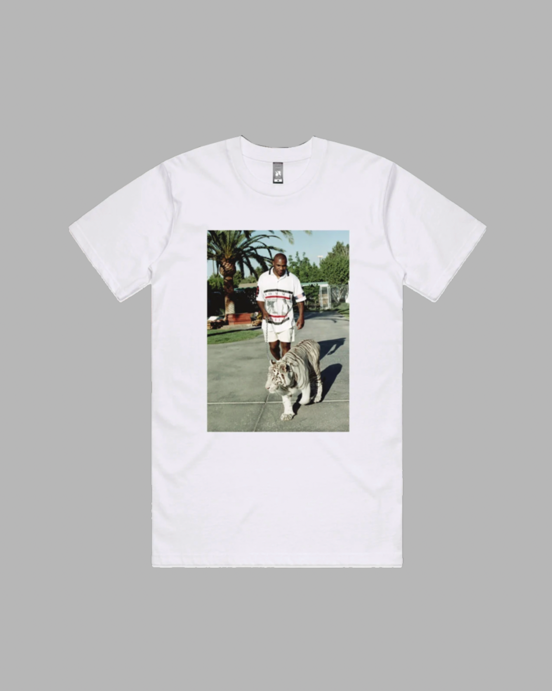 Tyson Tiger premium soft style shirt in black and white