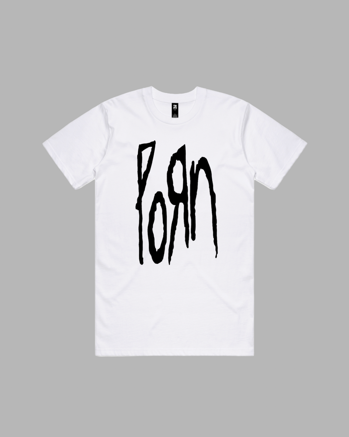 Porn premium relaxed tee in black and white
