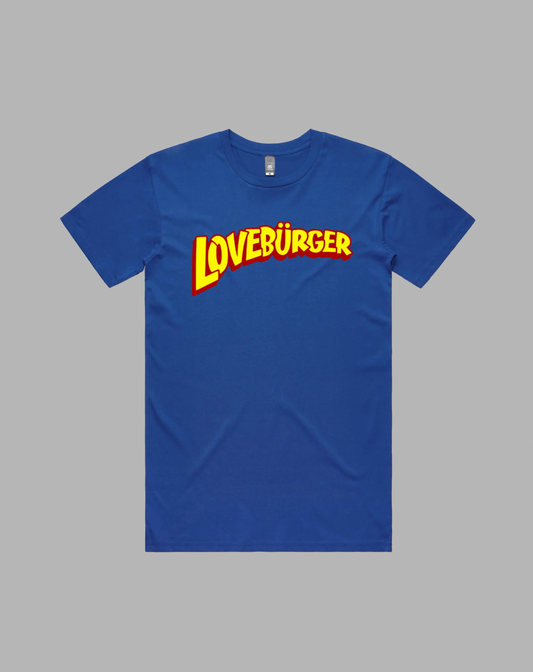 Loveburger premium soft style shirt in blue