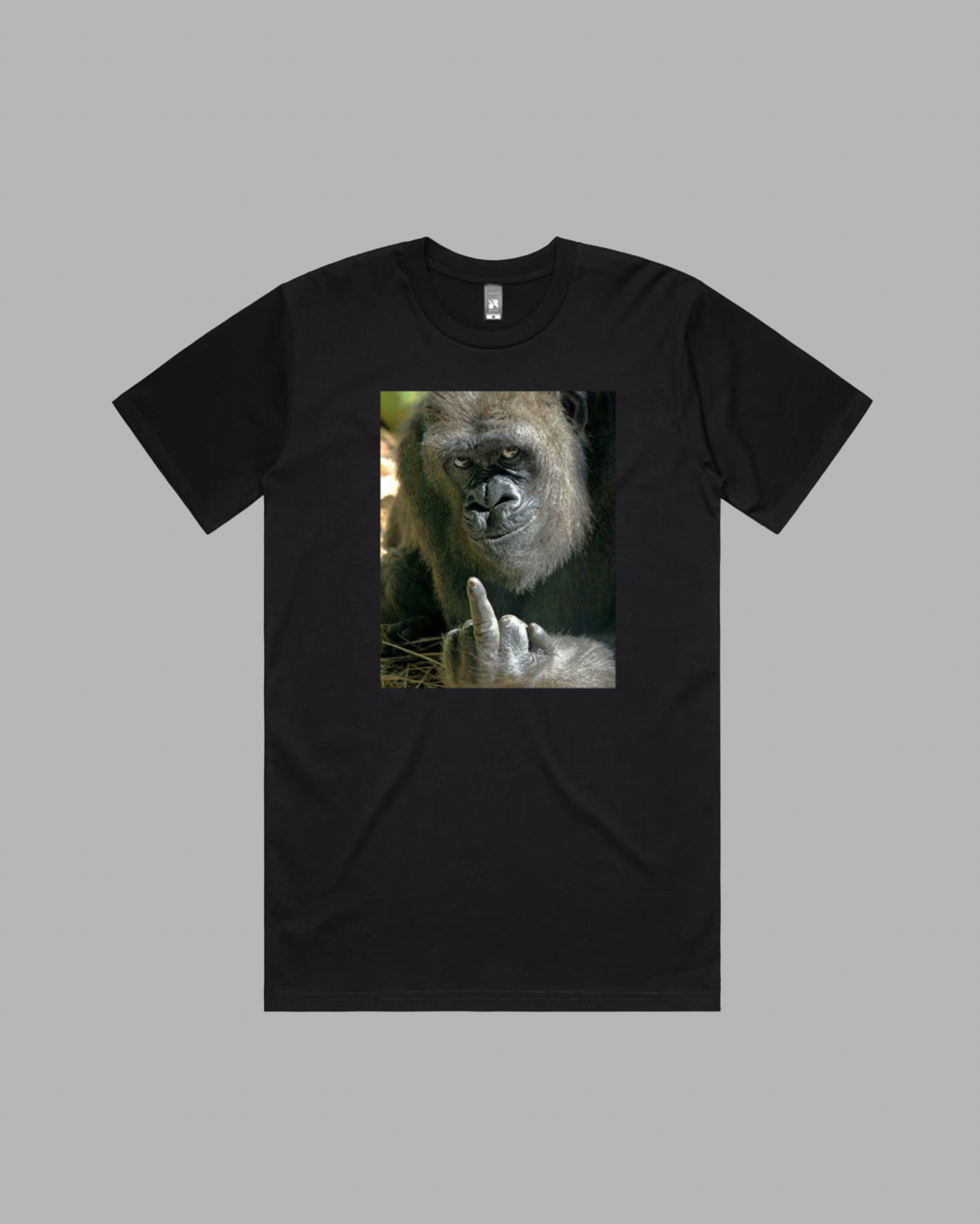 Gorilla premium soft style shirt in black and white