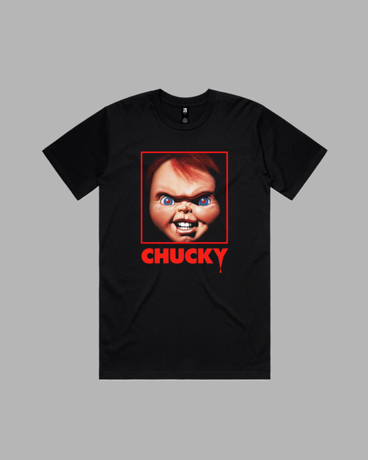 Chucky premium relaxed tee in black