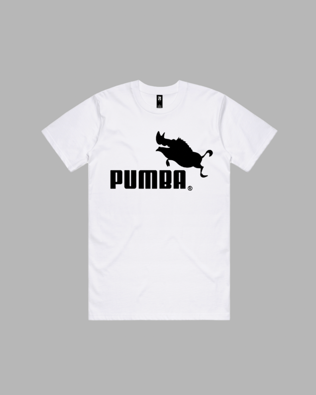 Pumba premium relaxed tee in black and white