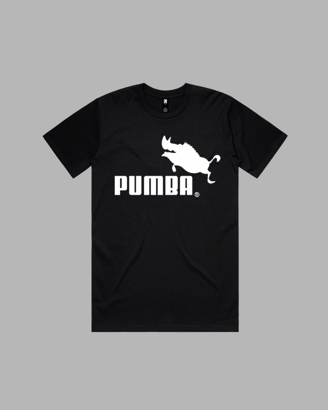 Pumba premium relaxed tee in black and white