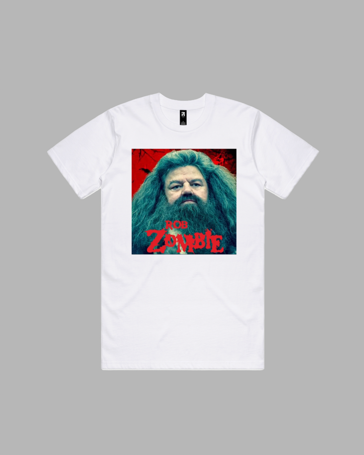 R. Zombie premium relaxed tee in black and white