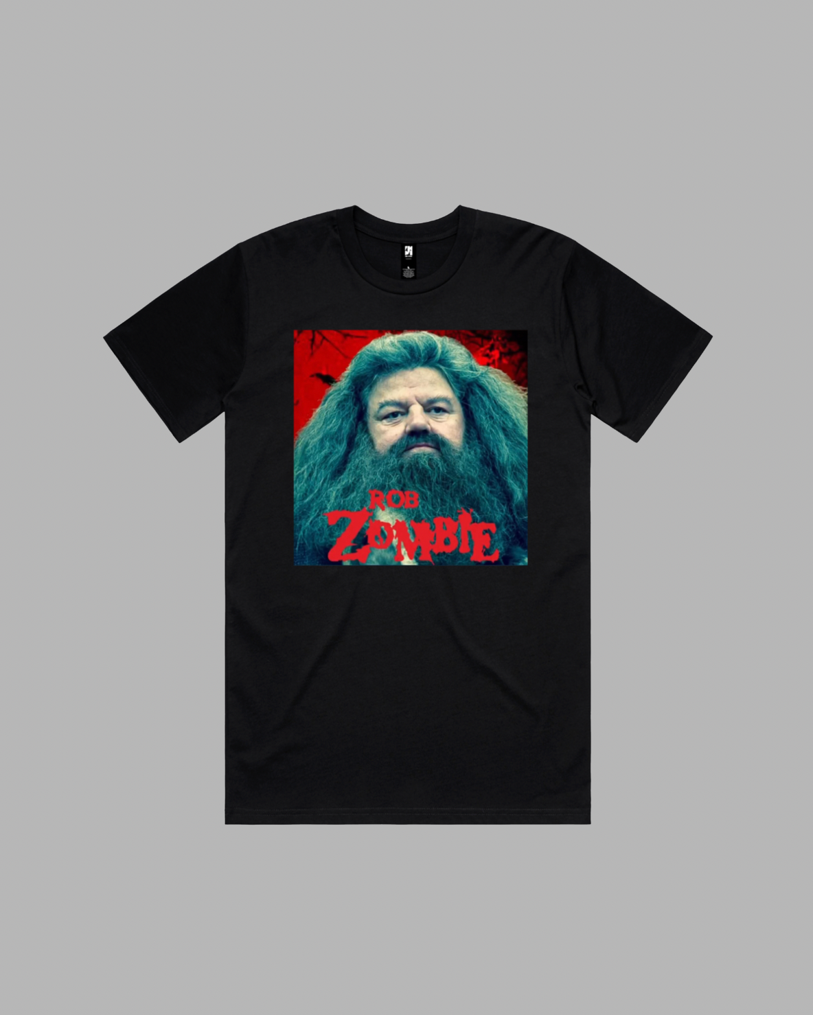 R. Zombie premium relaxed tee in black and white