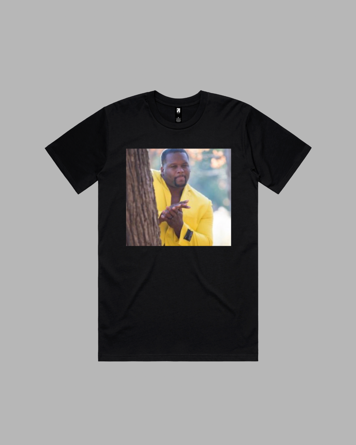 Yellow Jacket premium relaxed tee in black and white