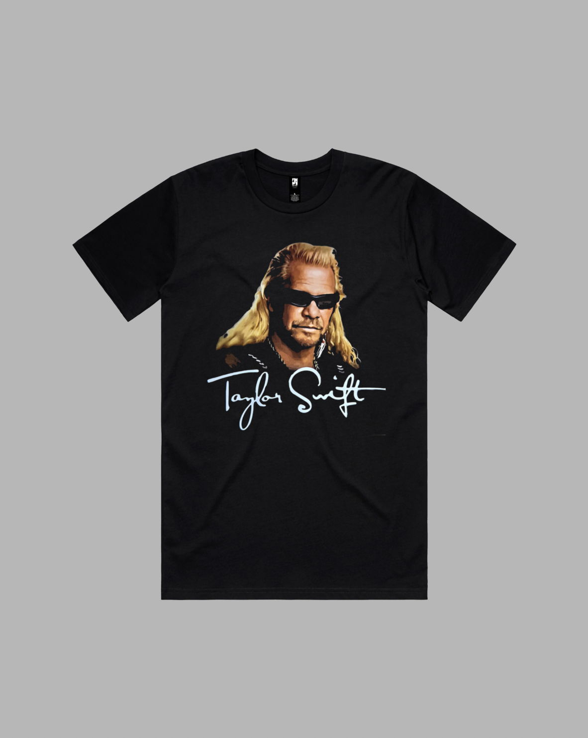 Tough Swift premium relaxed tee in black