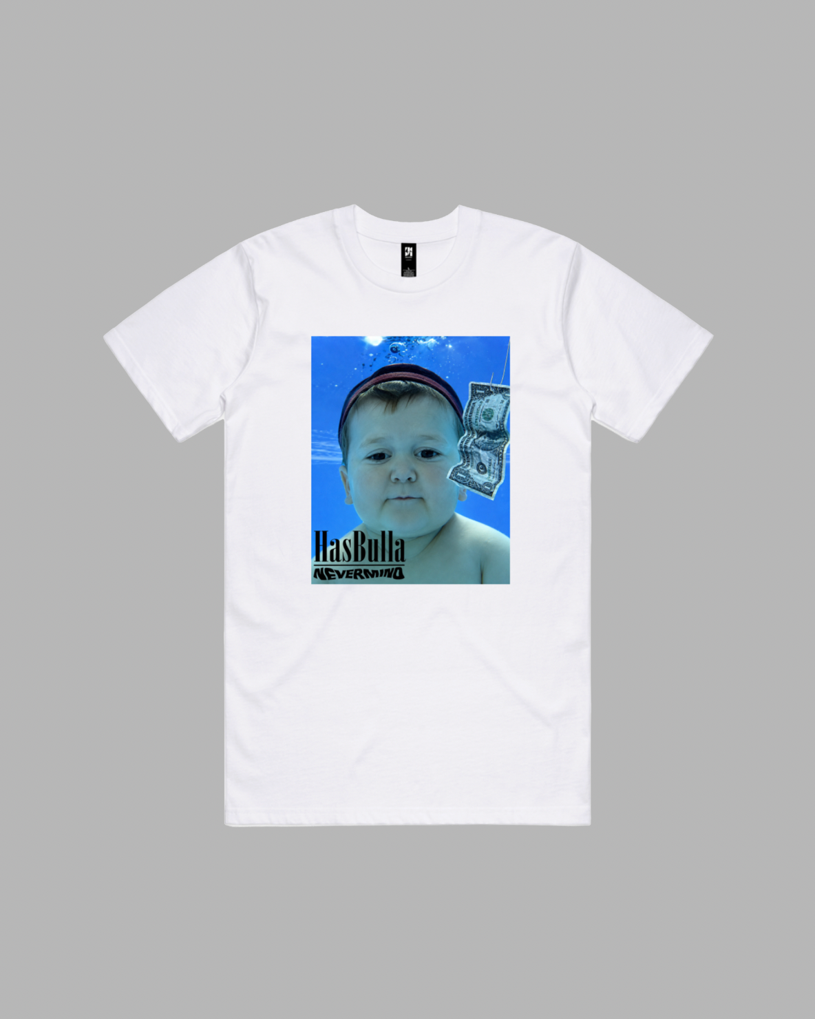 Fishing Money premium relaxed tee in black and white