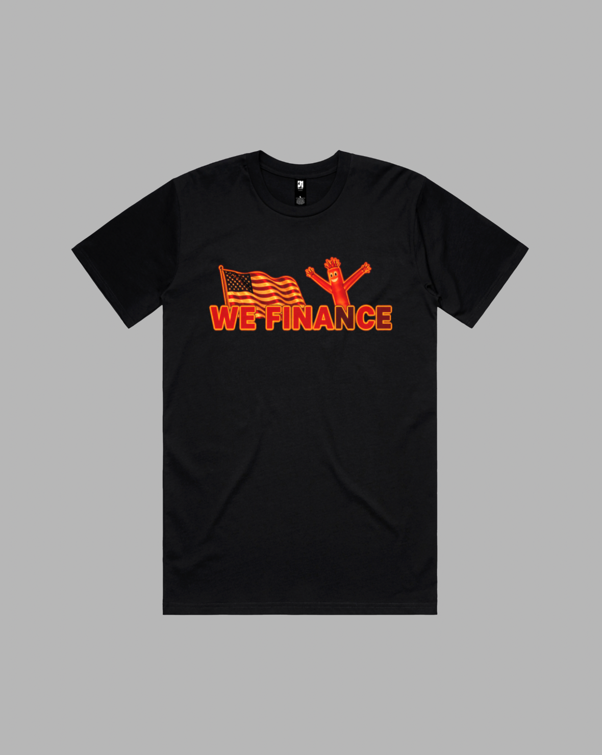 We Finance premium relaxed tee in black