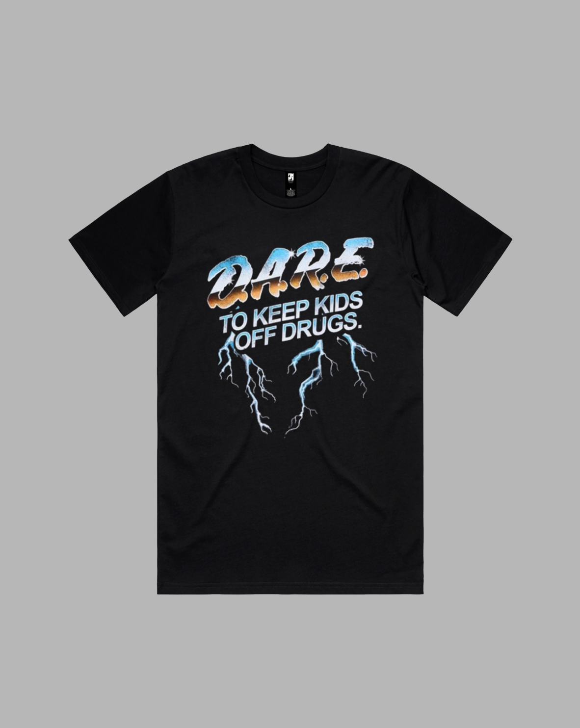 D.A.R.E premium relaxed tee in black