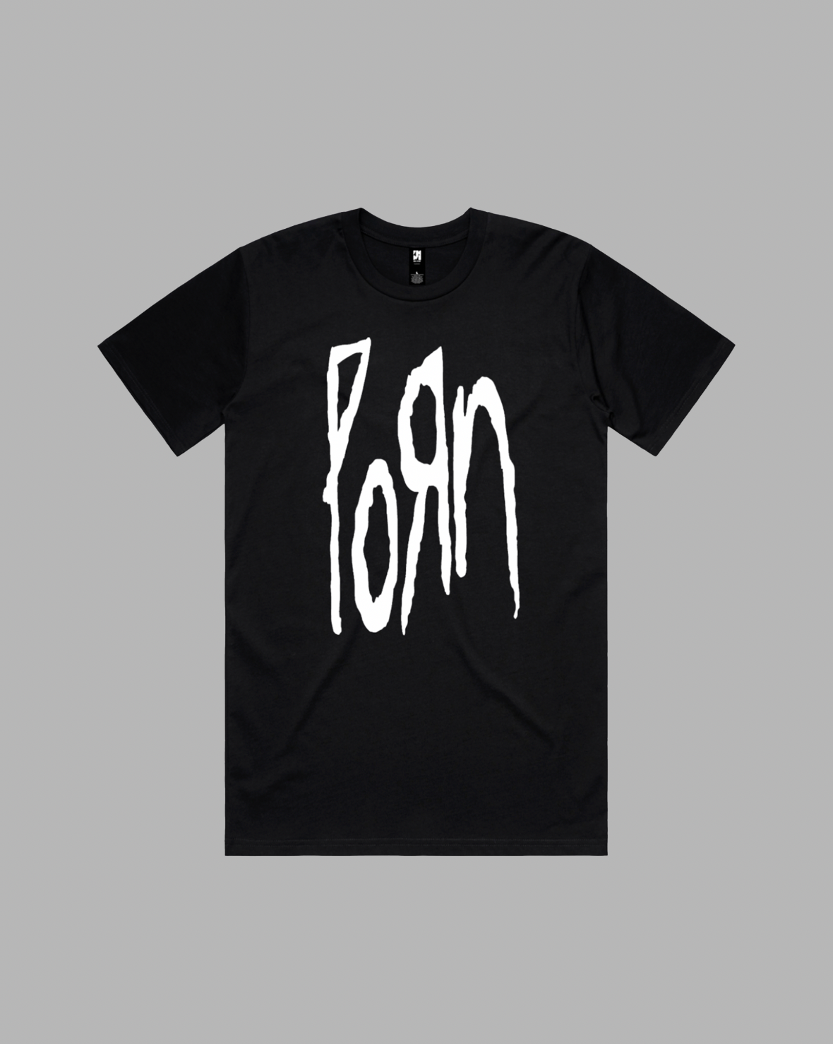 Porn premium relaxed tee in black and white