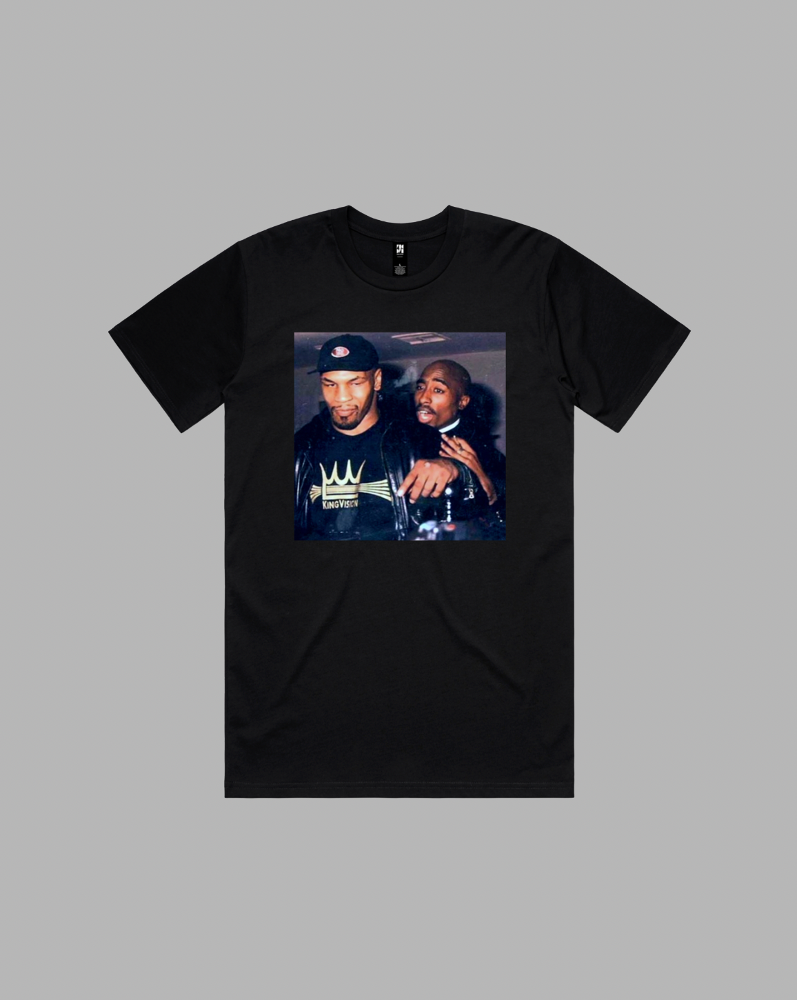 Money Mike premium relaxed tee in black and white