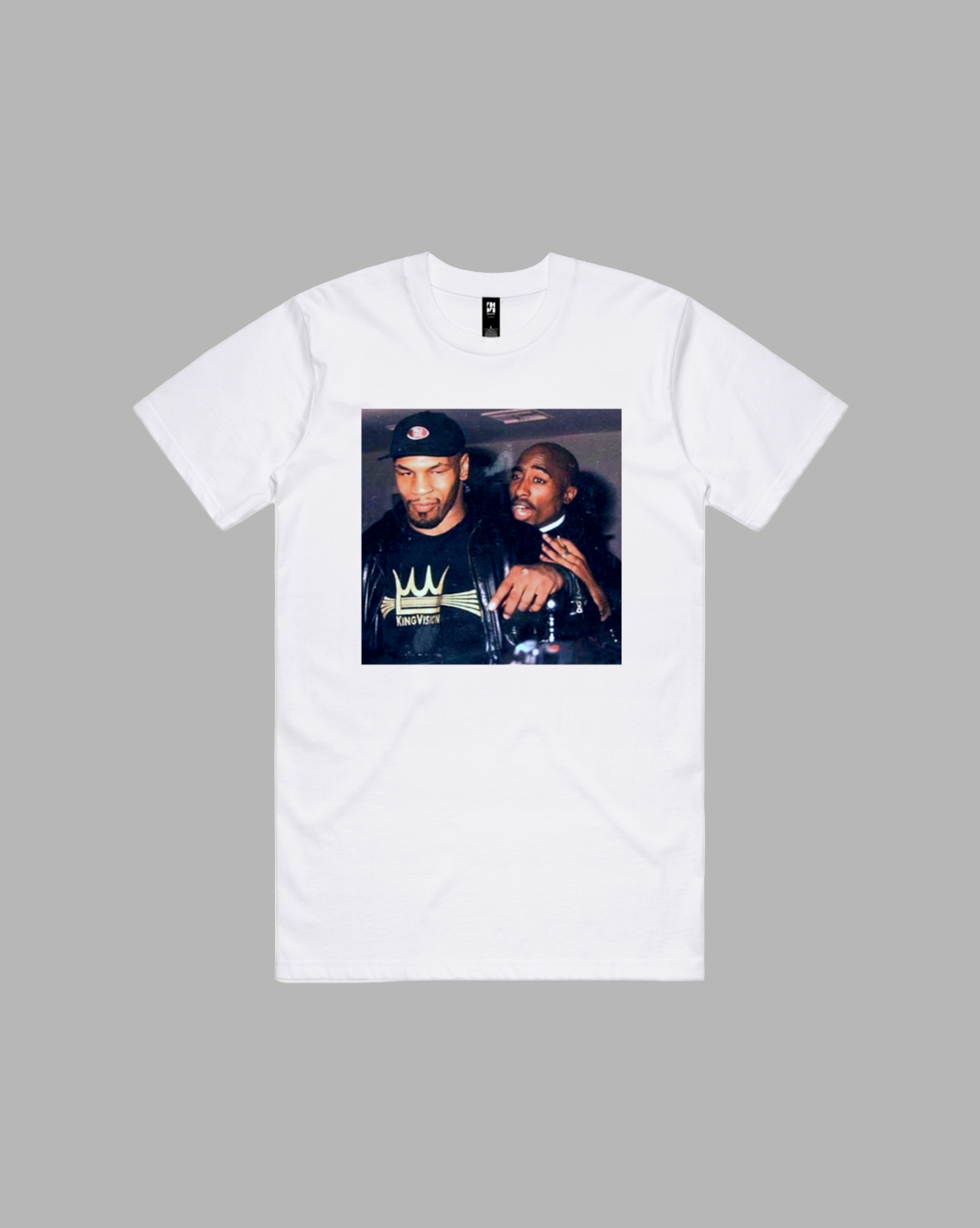 Money Mike premium relaxed tee in black and white
