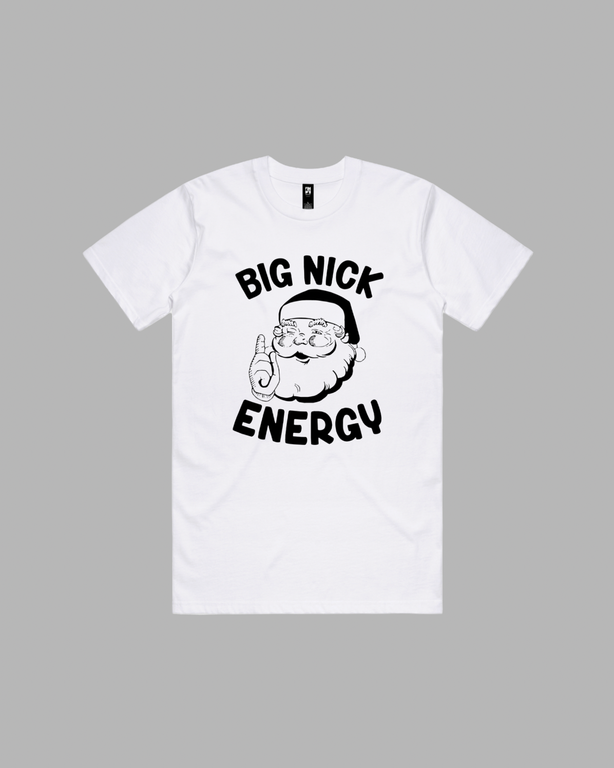 Big Nick premium relaxed tee in white