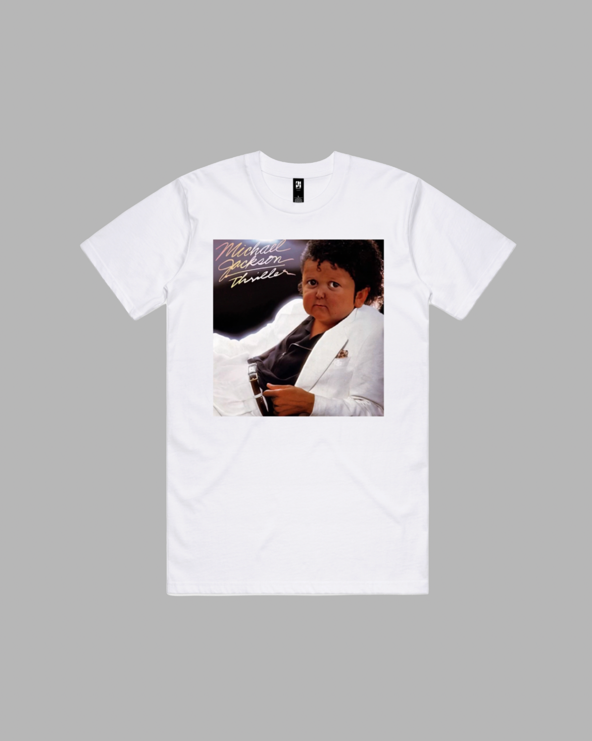 MJ premium relaxed tee in black and white