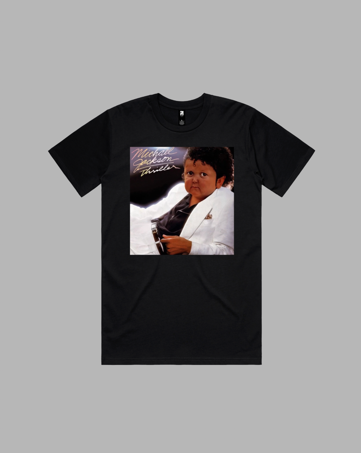MJ premium relaxed tee in black and white
